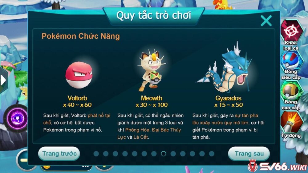 Đối với Pokemon chức năng