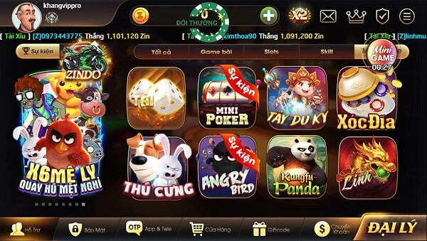 Kho game đổi thưởng khủng với tỷ lệ trả thưởng cao