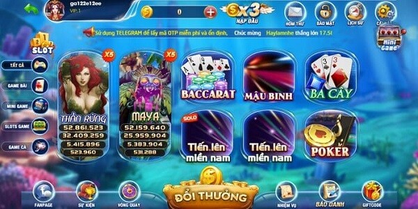 Các thể loại game hiện có tại cổng Vua88